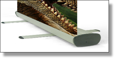 Pop-up roller banners
